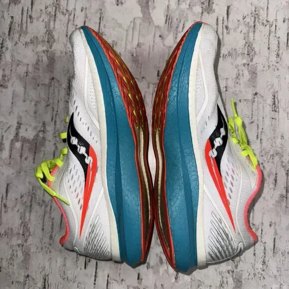 Women’s Saucony S10597-10 Endorphin Speed Running Shoes White Mutant Size 9.5 - Picture 5 of 8